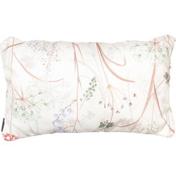 Preview: set of 2 comfortable outdoor decorative cushions, white floral pattern, 30 x 50 x 10 cm, weatherproof, water-repellent & stylish for garden, patio & balcony