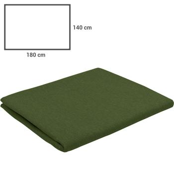 Preview: Nappe moderne Madison® eco+ Line 180x140 cm verte - Intérieur/Extérieur - Résistante eau/saleté & UV - Matériaux recyclés - Garantie 3 ans