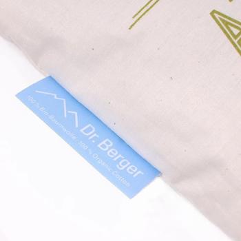 Preview: Organic Sniffle Cushion Atemfrei 19x19cm – Relaxing herbal cushion with sage & mint for better well‑being & recovery – cushion cover made of organic cotton