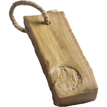 Preview: Set of 3 authentic Aleppo soaps 200 g with cord, laurel oil 3%: natural soap handcrafted in Syria for sensitive skin, vegan care & hair washing
