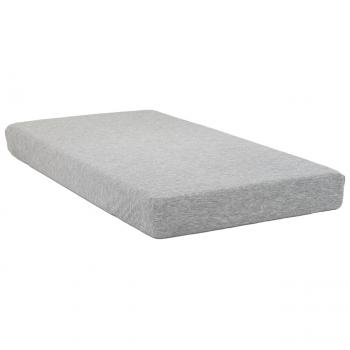 Preview: Premium Jersey Melange Fitted Sheet, 100% Cotton, Grey, 90-100 x 200 + 30 cm