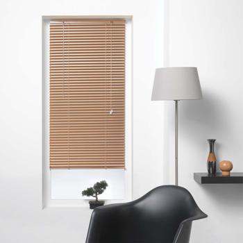 Blind aluminum, with cord & reversible rod, copper 90 x 180 cm