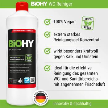 Preview: 2er-Set WC-Reinigungsgel-Konzentrat, 100% vegan, pH 2,3, 1 Liter
