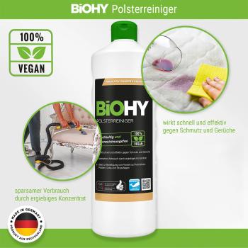 Preview: Hochleistungs-Polsterreiniger Konzentrat, 1L – 100% Vegan, pH 9, Nachhaltig & Kennzeichnungsfrei – Kraftvolle Reinigung, Made in Germany Preview: Hochleistungs-Polsterreiniger Konzentrat, 1L – 100% Vegan, pH 9, Nachhaltig & Kennzeichnungsfrei – Kraftvolle Reinigung, Made in Germany