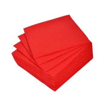 set di 40 tovaglioli di carta comune, 2 veli, rosso, 38 x 38 cm