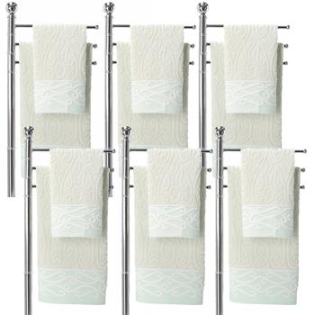 set of 12 towels 100% cotton, hand and guest towel, green, 60 x 100 cm, 40 x 60 cm