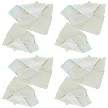 Preview: set of 8 towels 100% cotton, hand and guest towel, green, 60 x 100 cm, 40 x 60 cm