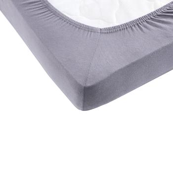 Preview: Drap-housse de qualité en jersey pour lit d‘enfant, 100% coton, gris, 60 x 120 - 70 x 140 cm