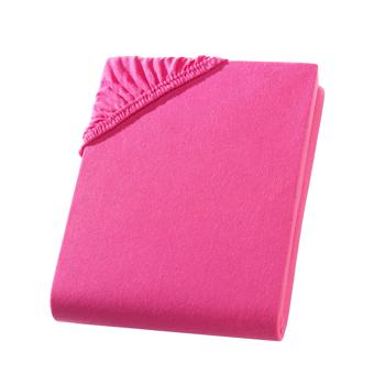 Preview: Drap-housse de qualité en jersey pour lit d‘enfant, 100% coton, magenta, 60 x 120 - 70 x 140 cm