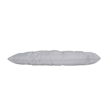 Preview: Cuscino per sedia in poliestere trapuntato, cuscino per seduta con nastro, grigio, 40 x 40 cm