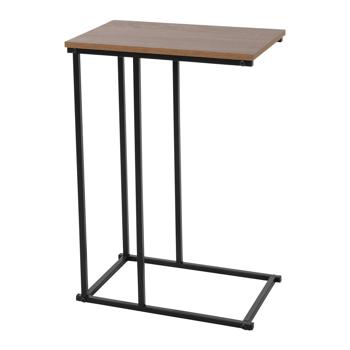 Tavolino da infilare sotto, marrone-nero, tavolino, 40 x 26 x 58 cm