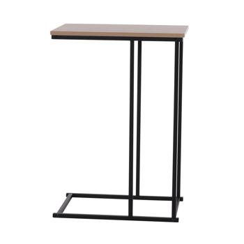 Preview: Tavolino da infilare sotto, marrone-nero, tavolino, 40 x 26 x 58 cm