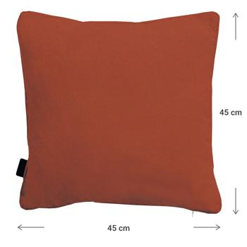 Preview: Coussin décoratif d’extérieur Terra Cotta - Confortable & résistant UV pour jardin balcon terrasse - 45x45x10 cm - Matières recyclées