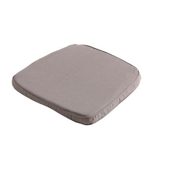 Preview: Outdoor chair cushion, comfortable and cozy seat cushion, taupe, 48 x 48 cm