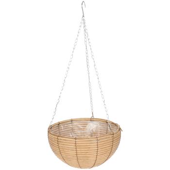Preview: Grapevine, set of 3, beige, wicker pots