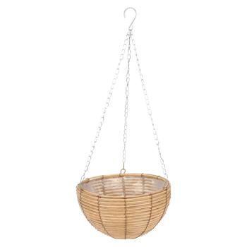 Preview: Grapevine, set of 3, beige, wicker pots
