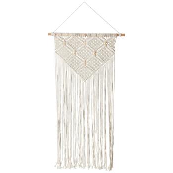 Décoration murale macramé, tapisserie Boho en coton, 43 x 80 cm