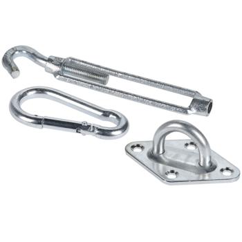 Shade Sail Mounting Kit, 6-piece, Sunshade Tensioning Set