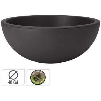 Preview: set of 2 plant bowls, anthracite, flower pot, Ø 40 cm