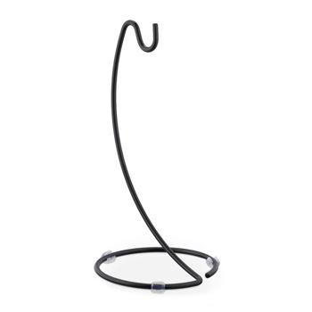 Porta banane in metallo, pratico appendino per banane con gancio, nero