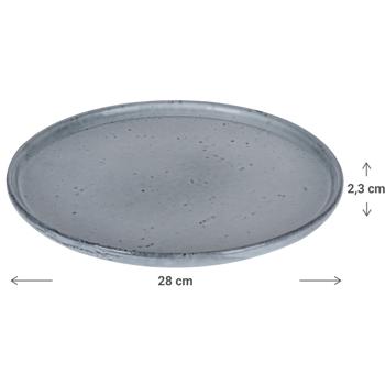Preview: Ceramic plate, ceramic, 28 x 28 x 2.3 cm