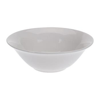 Preview: Geschirr-Set 36-tlg. - Porzellangeschirr, Gläser & Besteck - Weiss, Taupe Griffe - Hochwertiges Dinner-Set für Einladungen & Einzug