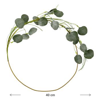 Preview: 45110 Anneau à suspendre, eucalyptus, env. 40cm
