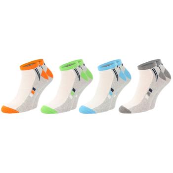 Preview: Sneaker socks 4-pack cotton mix, unisex, soft sports socks, multicolour, 39-42