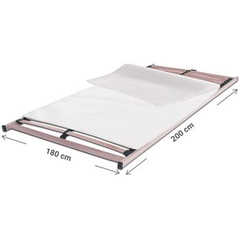 Preview: Practical slatted frame support - mattress base 180x200 cm, white - Protects against wear & tear & extends the life of your mattress