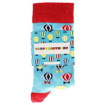 Preview: Casual socks Happy Birthday, 1 pair, 36-40
