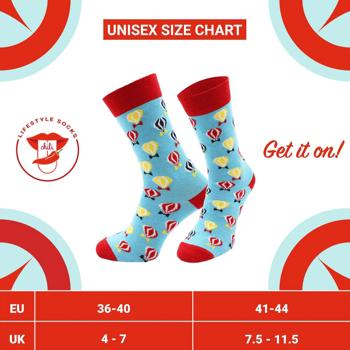 Preview: Casual socks Happy Birthday, 1 pair, 36-40