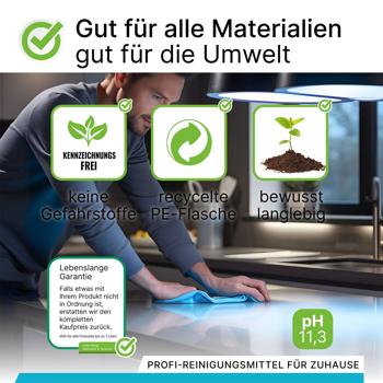 Preview: Intensive cleaner, 100% vegan, sustainable and label-free, 1 liter