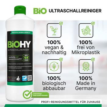 Preview: Hocheffektives Ultraschallreiniger Konzentrat, vegan, nachhaltig und kennzeichnungsfrei, 1 Liter, biologisch abbaubar Preview: Hocheffektives Ultraschallreiniger Konzentrat, vegan, nachhaltig und kennzeichnungsfrei, 1 Liter, biologisch abbaubar
