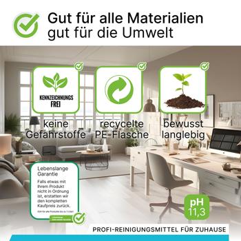 Preview: Floor & basic cleaner, vegan, sustainable and label-free, 1 liter