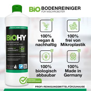 Preview: 2er Spar Set Effektives Bodenreiniger Konzentrat für Wischroboter, Orangenduft, vegan, 1 L, biologisch abbaubar, schnell trocknend Preview: 2er Spar Set Effektives Bodenreiniger Konzentrat für Wischroboter, Orangenduft, vegan, 1 L, biologisch abbaubar, schnell trocknend