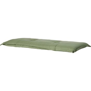 Preview: Bench cushion green 120x48 cm – Comfortable 6 cm SG-20 padding – Seat cushion for garden bench made of cotton & polyester – UV protection, garden bench cushion