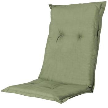 Preview: 2er-Set Gartenstuhlkissen Niederlehner - Weiche, komfortable Polsterung, grün, 105x50cm - UV-Schutz, mit Bindebändern & Riemen, Niederlehner Polster
