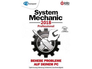 Preview: System Mechanic 2018 Professional - 1-Jahres-Lizenz für alle PCs im Privathaushalt - Windows-Optimierung, Virenschutz, Datenrettung & -löschung