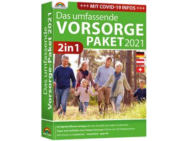 Preview: Vorsorge-Paket 2021 - Mustervorlagen für Verfügungen, Vollmachten, Testamente - Rechtssicher in DE AT CH - Inkl. E-Book & 140 Excel-Checklisten