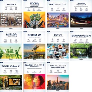 Preview: FRANZIS Fotografie- & Video-Paket 2024 - 9 Bild- & 2 Videosoftwares - 4K UHD Videos schärfen/hochskalieren - Inkl. 9 E-Books - Windows 7/8/10/11