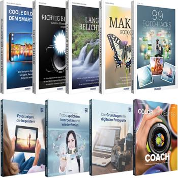 Preview: FRANZIS Fotografie- & Video-Paket 2024 - 9 Bild- & 2 Videosoftwares - 4K UHD Videos schärfen/hochskalieren - Inkl. 9 E-Books - Windows 7/8/10/11