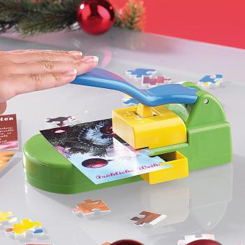 Preview: Punzonatrice per puzzle incl. 10 scatole di base autoadesive 10 x 15