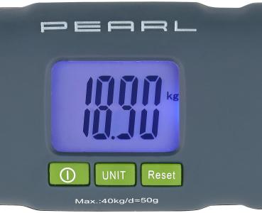 Preview: Digitale Kofferwaage - Präzises Wiegen 0.1-40 kg für Flugreisen & Pakete - LCD-Display, Tara- & Hold-Funktion - Energiespar-Automatik Preview: Digitale Kofferwaage - Präzises Wiegen 0.1-40 kg für Flugreisen & Pakete - LCD-Display, Tara- & Hold-Funktion - Energiespar-Automatik