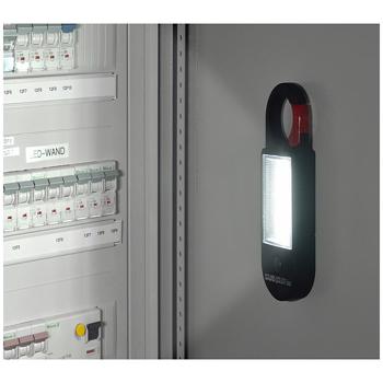 Preview: Lampe de travail LED COB AL-325 4W Pearl - Lampe de poche magnétique et mousqueton - Éclairage ultra-lumineux 250/70 lm - Autonomie 12h