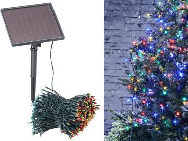 Preview: Solar-LED-Lichterkette 500 LEDs - 50m XXL Deko für Garten, Party & Weihnachten - 8 Leuchtmodi, Timer, Dämmerungssensor, IP44, akkubetrieben