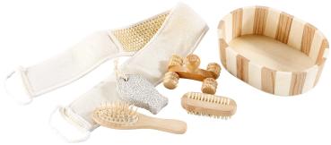 Preview: 6-piece bath set from natural materials