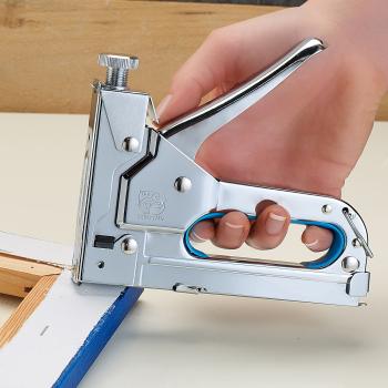 Preview: 3in1-Handtacker mit 600-teiligem  8 mm Klammer-Sortiment Preview: 3in1-Handtacker mit 600-teiligem  8 mm Klammer-Sortiment