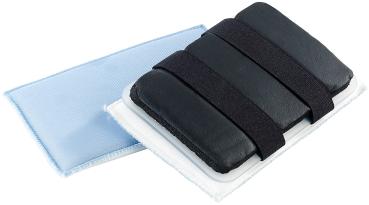 Preview: PEARL Mikrofaser Autoschwamm - Windschutzscheiben-Reinigung streifenfrei & fusselfrei - Antibeschlag-Funktion - Ersatzschwamm, Handschlaufe 16x10cm