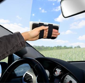 Mikrofaser-Windschutzscheiben-Wunder mit Handschlaufe