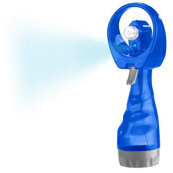 Preview: Ventilateur Vaporisateur Portable Pearl 2-en-1 - Brume Rafraîchissante & Air Soufflé - Réservoir 300ml - Pales Souples Ø 70mm - Fonctionne sur Piles AA